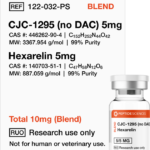 CJC-1295 (no DAC), Hexarelin 10mg (Blend)