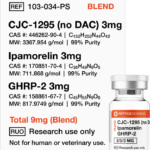 CJC-1295 (No DAC), Ipamorelin, GHRP-2 (Blend)