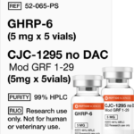 GHRP-6 (5mg x 5) and CJC-1295 no DAC (5mg x 5)