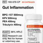 Gut Inflammation (60 Capsules) (Stable BPC-157, KPV, PEA, Tributyrin)