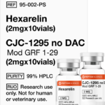 Hexarelin (2mg x 10), CJC-1295 no DAC (2mg x 10)
